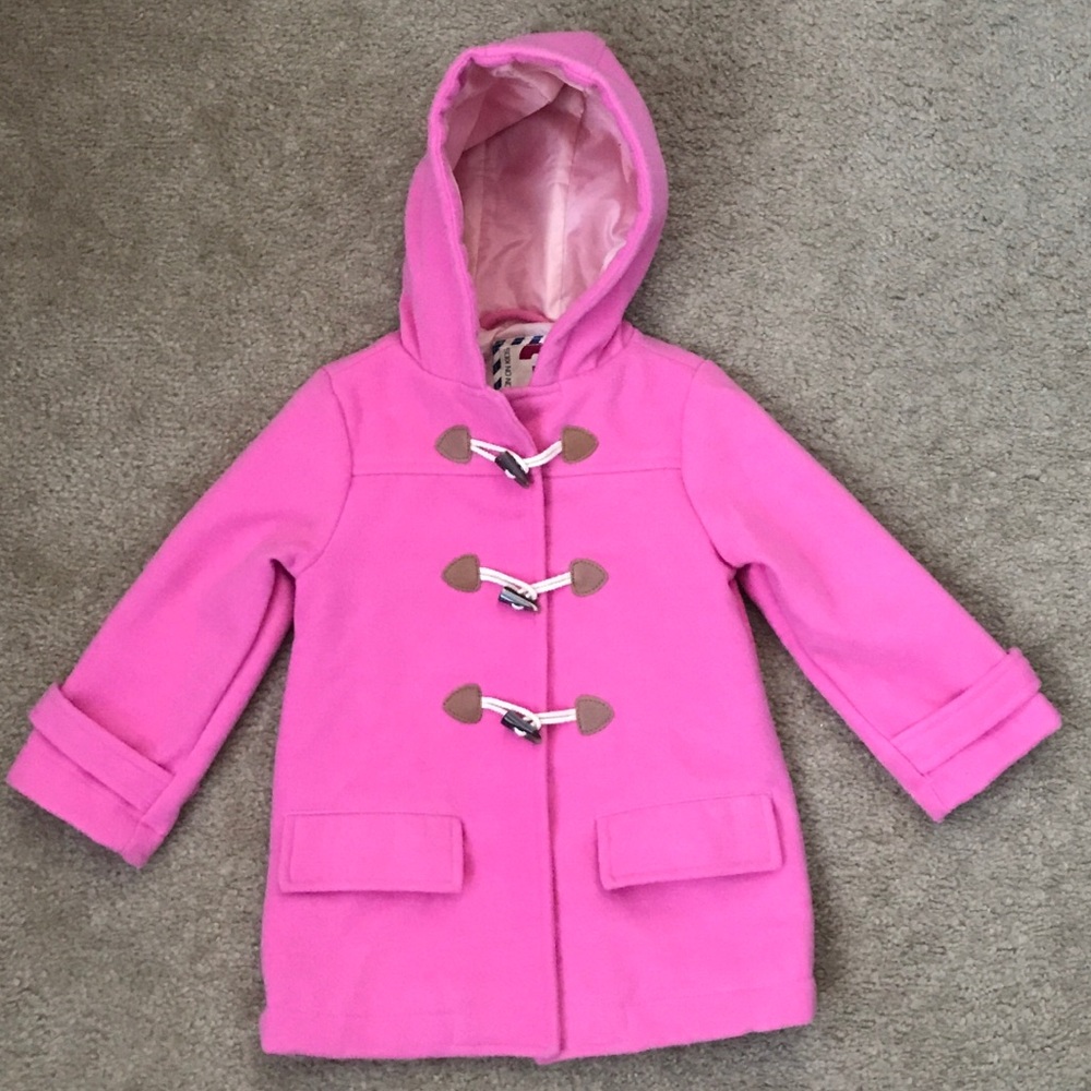 Cotton On Kids Girl’s Pink Pea Coat